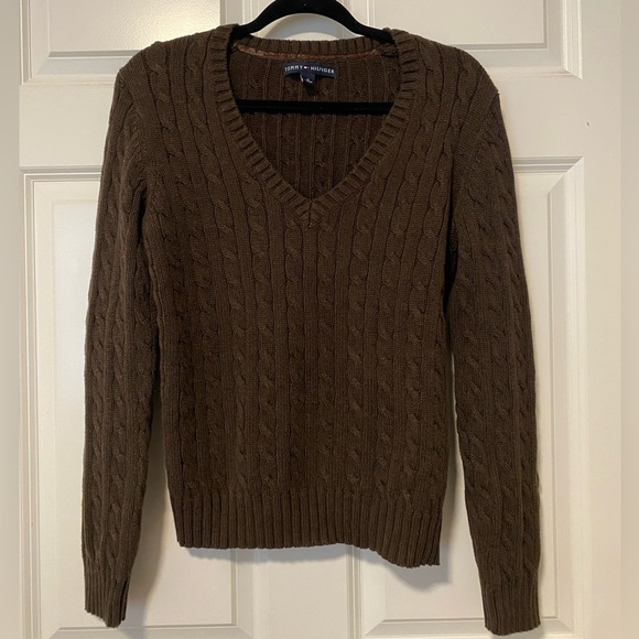 Tommy Hilfiger Sweaters - Tommy Hilfiger Brown Knit Sweater
